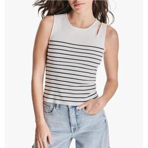 DKNY striped tank